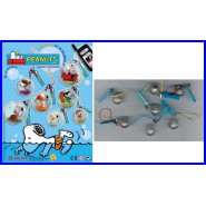 Set 7 Figures Bubble SNOOPY 2cm Snoopy in a Bubble Discapa Dangler
