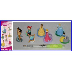 RARO Set 7 Characters Disney PRINCESS FOREVER Cinderella Jasmine Snow White Belle Aurora