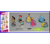 RARO Set 7 Characters Disney PRINCESS FOREVER Cinderella Jasmine Snow White Belle Aurora