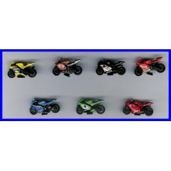 RARE Lot 7 Bikes Bike MOTO GP 3cm Original Official