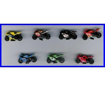 RARE Lot 7 Bikes Bike MOTO GP 3cm Original Official