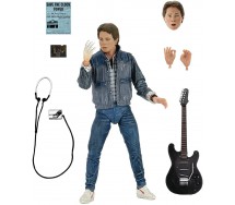 FIGURA Ultimate MARTY McFLY 18cm Versione AUDITIONS Battle of The BANDS da Ritorno al Futuro Originale Ufficiale NECA