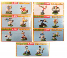 Football Mondial 2006 Set 7 Blister 14 Figures Italy Brasil Spain Germany France Argentina Gadget Topolino Mickey Mouse DISNEY