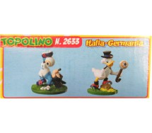 Mondiali Di Calcio 2006 Italia Germania Topolino Rovesciata e Paperon De Paperoni Gadget Topolino DISNEY