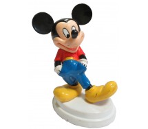 RARA Figura TOPOLINO Mickey Mouse Disney De Agostini 3D Collection SERIE 1 Base Bianca