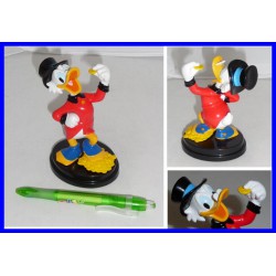 RARA Figura PAPERON DE PAPERONI Paperone Con MONETA Numero 1 Disney De Agostini 3D Collection SERIE 1