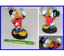 RARA Figura PAPERON DE PAPERONI Paperone Con MONETA Numero 1 Disney De Agostini 3D Collection SERIE 1