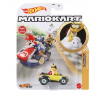 Die Cast Modellino KART di RED YOSHI Rosso versione STANDARD da SUPER MARIO KART Scala 1:64 5cm Hot Wheels