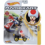 DieCast Model Car TOAD Standard KART From SUPER MARIO KART Scale 1:64 5cm Hot Wheels