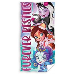 ENCHANTIMALS Forewer Besties Beach Towel 70x140cm BATH Original New cotton CARBOTEX