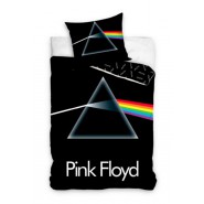 Bed Set PINK FLOYD Dark Side Of The Moon DUVET COVER with zipper 140x200cm + Pillow Cover 70x90cm Cotton Carbotex