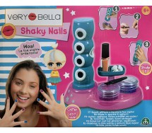 SHAKY NAILS Kit Decorazione UNGHIE Originale VERY BELLA Giochi Preziosi ITALIANO