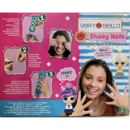 SHAKY NAILS Kit Decorazione UNGHIE Originale VERY BELLA Giochi Preziosi ITALIANO