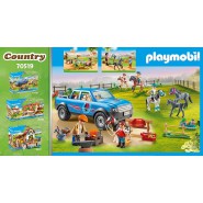 Playset PONY CAFE SUPER SET Original PLAYMOBIL  70519 Country