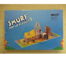 PLAYSET Pop-UP SMURF SPORTS VILLAGE NO Figures included Villaggie Wallace Berrie Peyo 1983
