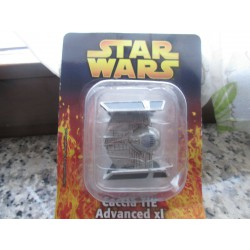 Metal Lead Model Vehicle Space Ship  TIE FIGHTER ADVANCED XL Star Wars Original De Agostini