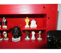 STAR WARS Limited Edition PORTRAITS  French Set 9 Cute PORCELAIN Mini Figures COFFRET 