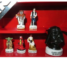 STAR WARS Limited Edition PORTRAITS  French Set 9 Cute PORCELAIN Mini Figures COFFRET 