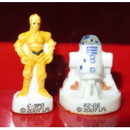 STAR WARS Limited Edition PORTRAITS  French Set 9 Cute PORCELAIN Mini Figures COFFRET 