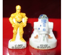 STAR WARS Limited Edition PORTRAITS  French Set 9 Cute PORCELAIN Mini Figures COFFRET 