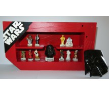 STAR WARS Limited Edition PORTRAITS  French Set 9 Cute PORCELAIN Mini Figures COFFRET 