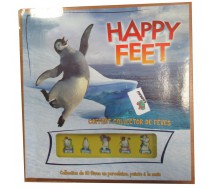 HAPPY FEET Limited Edition Raro SET 10 Mini FIGURE 3cm Porcellana FEVES Francia