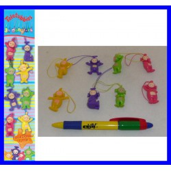 Set 8 TELETUBBIES CIONDOLI 2cm PO LAA-LAA TINKY WINKY DIPSY NOO-NOO