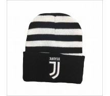 Winter HAT BLACK AND WHITE Original JUVENTUS New Logo JJ Official