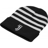 BERRETTO INVERNALE Cuffia BIANCONERO RigheOriginale JUVENTUS Logo JJ Ufficiale 