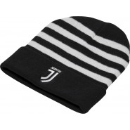 Winter HAT BLACK AND WHITE Original JUVENTUS New Logo JJ Official