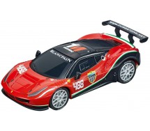 Model FERRARI 488 GT3 AF CORSE Racing Red NUMBER 488 Scale 1:43 10cm Track CARRERA GO 20064179