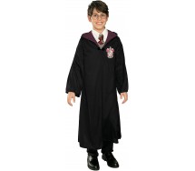 HARRY POTTER  Carnival HOGWARTS HOODED ROBE WITH CLASP Size M MEDIUM Boy 5-7 YEARS Original RUBIE'S 