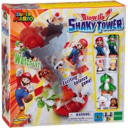 BOARD GAME SUPER MARIO Blow Up! SHAKY TOWER for 2+ player Epoch 7356