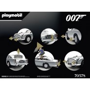 Playset Car ASTON MARTIN DB5 from 007 GOLDFINGER Original PLAYMOBIL 70578 Collectors