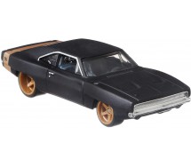 FAST AND FURIOUS Die Cast Car Model DODGE CHARGER Dusty Black Scale 1:64 6cm HotWheels GBW75