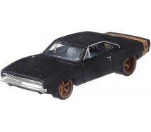 FAST AND FURIOUS Die Cast Car Model DODGE CHARGER Dusty Black Scale 1:64 6cm HotWheels GBW75