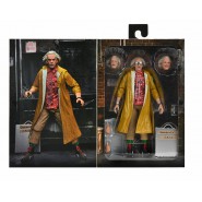 FIGURA Ultimate DOCTOR Doc BROWN con VALIGETTA SOLDI CASH 20cm da RITORNO AL FUTURO Originale NECA