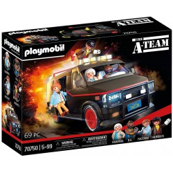 Playset VAN A-TEAM with 4 FIGURES Original PLAYMOBIL 70750 Collectors