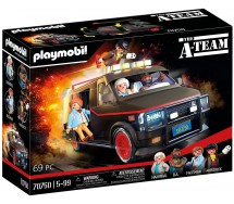 Playset FURGONE VAN A-TEAM con 4 FIGURE Originale PLAYMOBIL 70750 Collectors