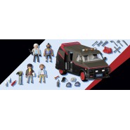 Playset FURGONE VAN A-TEAM con 4 FIGURE Originale PLAYMOBIL 70750 Collectors