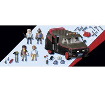 Playset VAN A-TEAM with 4 FIGURES Original PLAYMOBIL 70750 Collectors