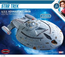 STAR TREK Model Snap Kit U.S.S. VOYAGER NCC-74656 Scale 1:1000 Polar Lights 980M