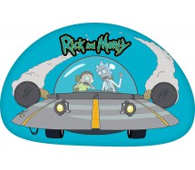  RICK e MORTY in AUTO Cuscino blu 40x40cm Originale UFFICIALE CARBOTEX
