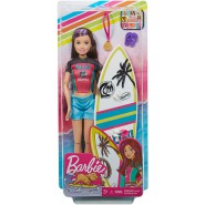 SKIPPER WITH SURF Doll Barbie Sport SURFER Original MATTEL GHK36