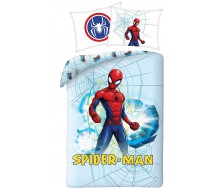 SPIDERMAN Set Letto COPRIPIUMINO 140x200cm COTONE Ufficiale MARVEL Originale