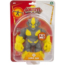 GORMITI Figura Allungabile LORD SOL con Funzione Stretch fino a 3 volte la loro dimensione Originale Giochi Preziosi