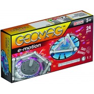 GEOMAG Special Version E-MOTION Power Sping 24 PIECES Original Magnetic Building Geo Mag
