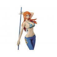 One Piece NAMI Figure Statue 24cm BIKINI and JEANS Glitter Glamours VERSION A Originale BANPRESTO