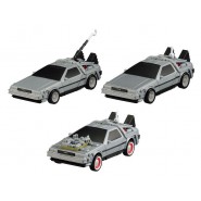 RARO SET 7 Figure RITORNO AL FUTURO Portachiavi DeLOREAN Marty DOC Originali Gashapon BANDAI JAPAN