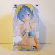 Figure Statue 20cm REM WEDDING LINGERIE from RE: LIFE IN A DIFFERENT WORLD FROM ZERO Original BANPRESTO EXQ